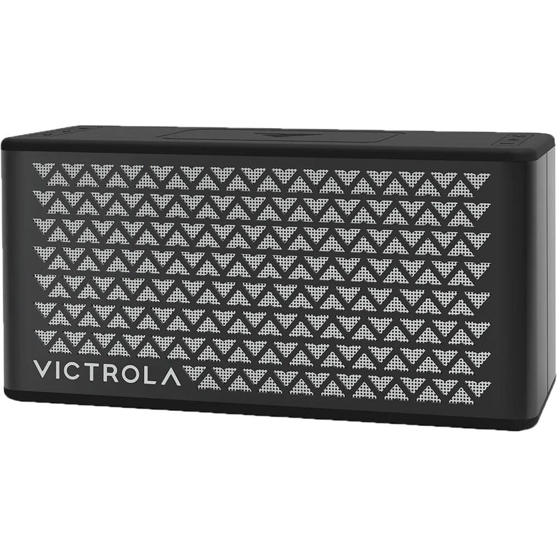 Victrola Music Edition 2 Tabletop Bluetooth Speaker and Wireless Charger (Black)