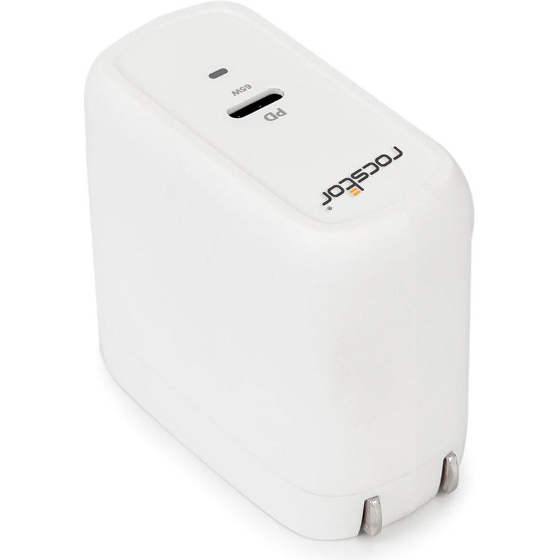 Rocstor 65W Smart USB-C Power Adapter (White)