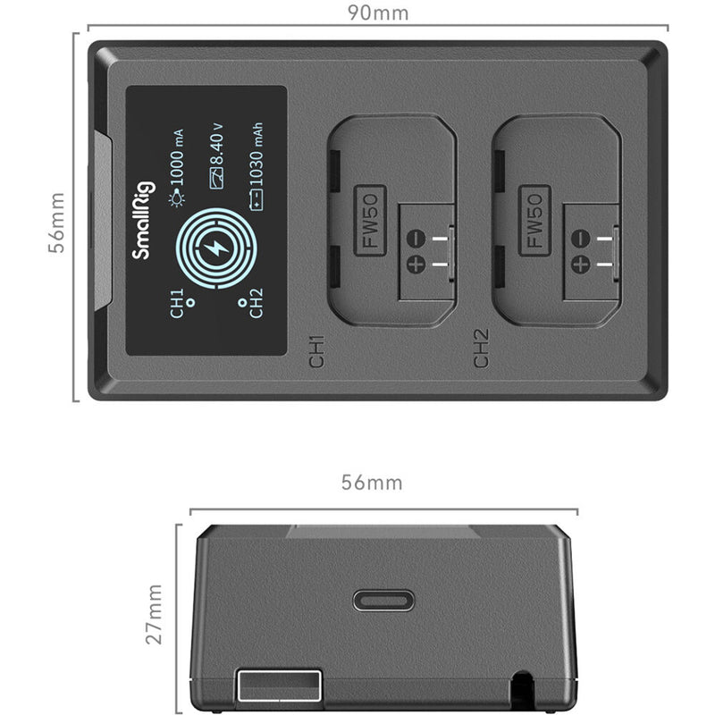 SmallRig NP-FW50 Camera Battery Charger
