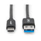 Rocstor USB-C 3.0 Male to USB-A Male Cable (6')