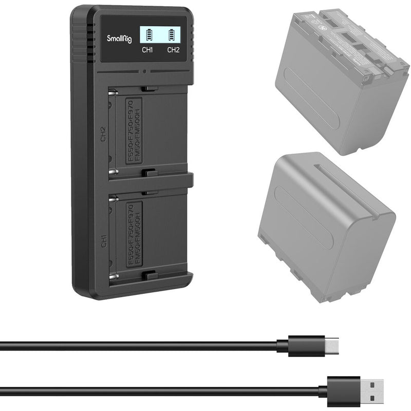 SmallRig L-Series Camera Battery Charger