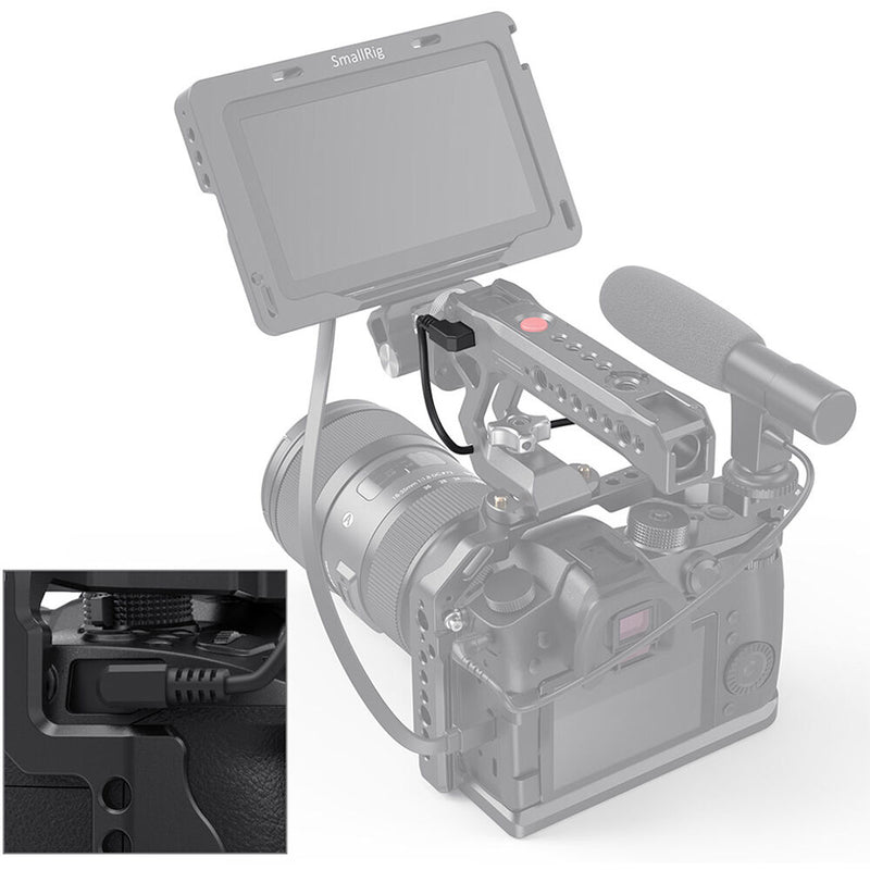 SmallRig USB-C to Panasonic LANC Control Cable for Top Handle