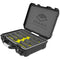 Foama N910 Case for 4 Sennheiser G4 Lav Lenses (Black with Yellow Insert)