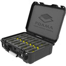 Foama N925 Case for 8 Sennheiser G4 Lav Lenses (Black with Yellow Insert)