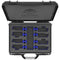 Foama N910 Case for 4 Sennheiser G4 Lav Lenses (Black with Blue Insert)