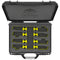 Foama N910 Case for 4 Sennheiser G4 Lav Lenses (Black with Yellow Insert)
