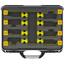 Foama N910 Case for 4 Sennheiser G4 Lav Lenses (Black with Yellow Insert)