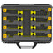 Foama N910 Case for 4 Sennheiser G4 Lav Lenses (Black with Yellow Insert)