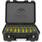 Foama N925 Case for 8 Sennheiser G4 Lav Lenses (Black with Yellow Insert)