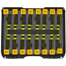 Foama N925 Case for 8 Sennheiser G4 Lav Lenses (Black with Yellow Insert)