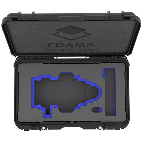 Foama Wheeled Carry-On Hard Case for Fujinon Premista 28-100mm T2.9 (Blue Foam Insert)