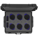 Foama Wheeled Hard Case for Set of Six ARRI Signature Prime Lenses (Blue Foam Insert)