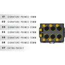 Foama Wheeled Hard Case for Set of Six ARRI Signature Prime Lenses (Yellow Foam Insert)