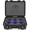 Foama N930 Hard Case with Foam Insert for Set of 6 Canon FD Lenses (Blue Insert)