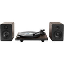 Victrola T1 Manual Two-Speed Turntable with Bluetooth & M1 Bookshelf Speakers