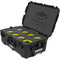 Foama Wheeled Hard Case with Foam Insert for Set of 7 Canon Sumire Prime Lenses (Yellow Insert)