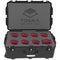 Foama Wheeled Hard Case with Foam Insert for Set of 7 Canon Sumire Prime Lenses (Red Insert)