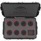 Foama Wheeled Hard Case with Foam Insert for Set of 7 Canon Sumire Prime Lenses (Red Insert)