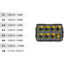 Foama Wheeled Hard Case with Foam Insert for Set of 7 Canon Sumire Prime Lenses (Yellow Insert)