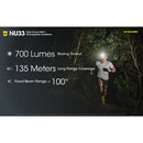 Nitecore NU33 Rechargeable LED Headlamp