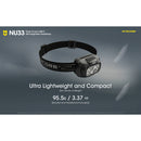 Nitecore NU33 Rechargeable LED Headlamp
