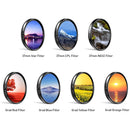 Apexel 7-in-1 Graduated Filter Kit for 37mm Threads