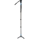 Sirui P-424FS 4-Section Carbon Fiber Monopod&nbsp;with VH-10 Video Head