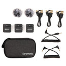 Saramonic Blink 100 B2 2-Person Digital Camera-Mount Wireless Clip-On Microphone System with 3.5mm Connector (2.4 GHz)