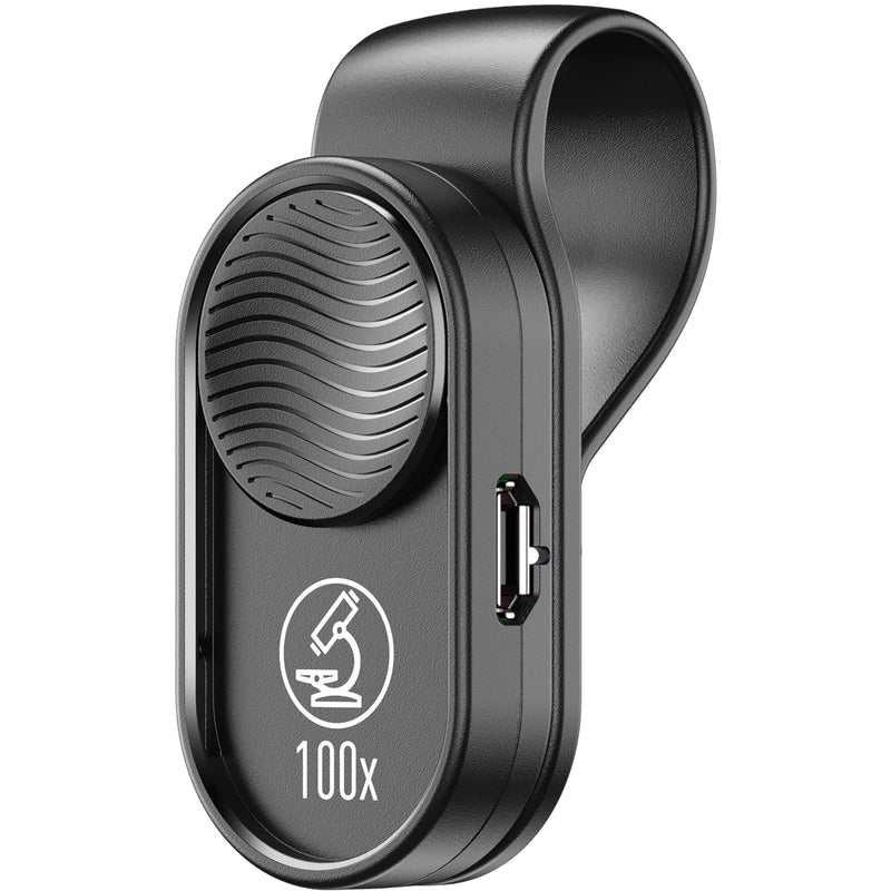 Apexel 100x Phone Microscope Lens with LED Ring Light