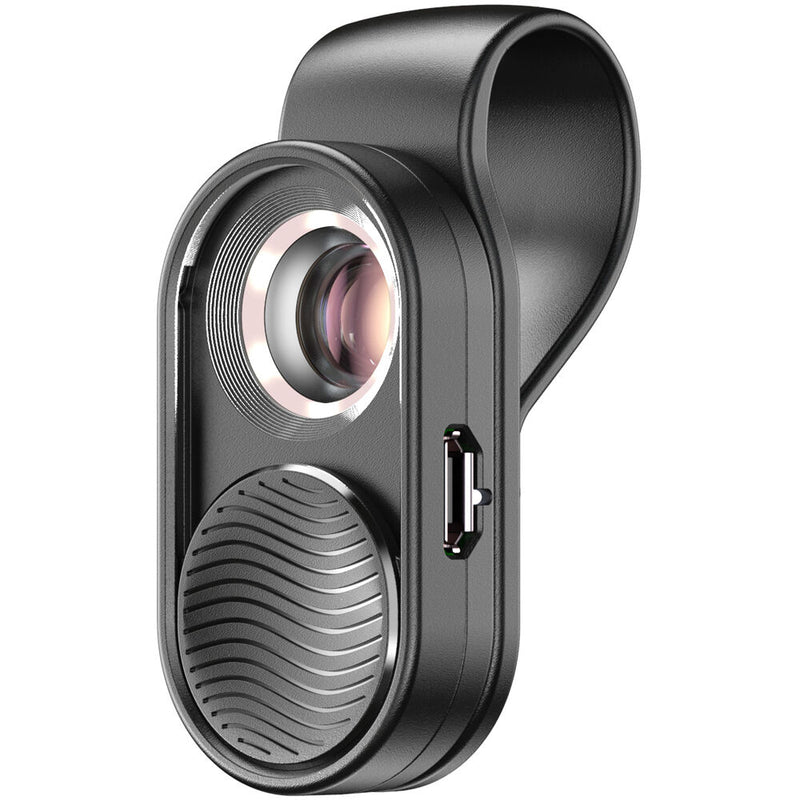 Apexel 100x Phone Microscope Lens with LED Ring Light