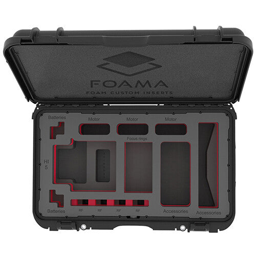 Foama Nanuk 935 Case with Red Insert for ARRI Hi-5
