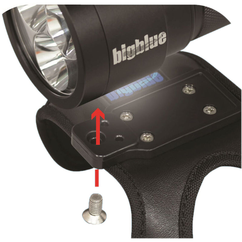 Bigblue VTL2900P Wide/Narrow Dual Beam Rechargeable Dive Light (Black)