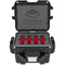 Foama N908 Case for 4 Filters with Foam Insert (Black/Red)