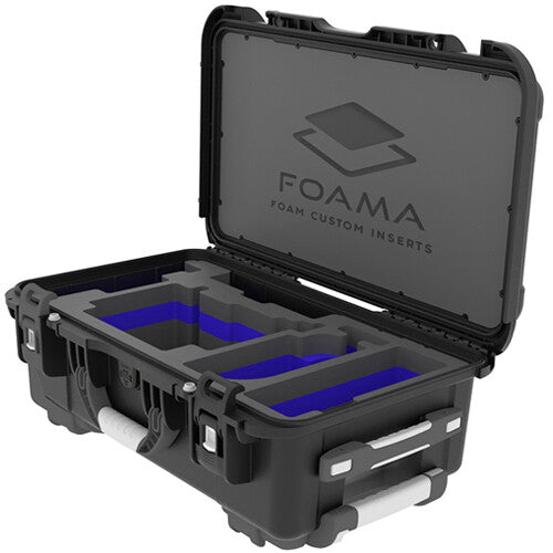Foama Carry-On Case for ARRI ALEXA (Black/Blue Insert)
