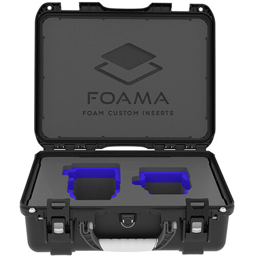 Foama Carry-On Hard Case for Set of Two Sigma Cine Lenses (Blue Foam Insert)