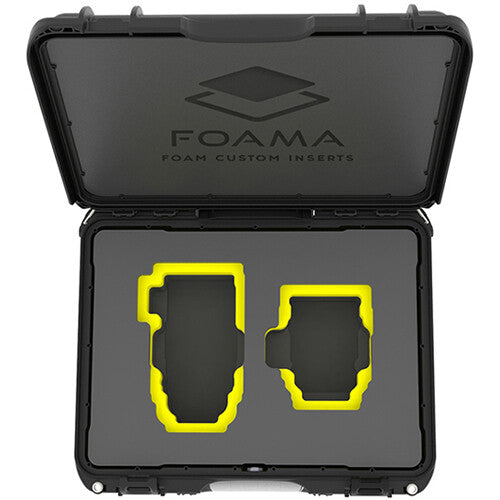 Foama Carry-On Hard Case for Set of Two Sigma Cine Lenses (Yellow Foam Insert)
