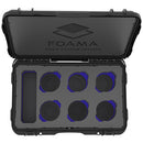 Foama Wheeled Hard Case for Set of Six Sigma Cine Lenses (Blue Foam Insert)