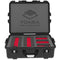 Foama N945 Case for 6 Filters with Foam Insert (Black/Red)