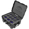 Foama Wheeled Hard Case for Set of Eight 15-55mm Zeiss Contax Lenses (Blue Foam Insert)