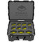 Foama Wheeled Hard Case for Set of Eight 15-55mm Zeiss Contax Lenses (Yellow Foam Insert)