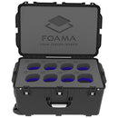 Foama Wheeled Hard Case for Set of Eight ARRI Signature Primes (Blue Foam Insert)