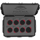 Foama Wheeled Hard Case for Set of Eight ARRI Signature Primes (Red Foam Insert)