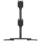 Atdec Freestanding Heavy-Duty Dual Vertical Monitor Mount (Black)