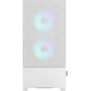 Fractal Design Pop Air RGB Mid-Tower Case (White Tempered Glass, Clear Tint)