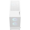 Fractal Design Pop Air RGB Mid-Tower Case (White Tempered Glass, Clear Tint)