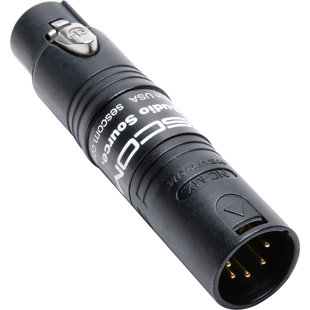 Buy in India Sescom NHA3F5M 3-Pin Female to 5-Pin Male Inline Adapter ...