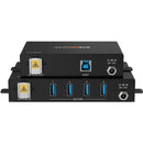 BZBGEAR 4-Port USB3.1/2.0/1.1 Superspeed Fiber Extender