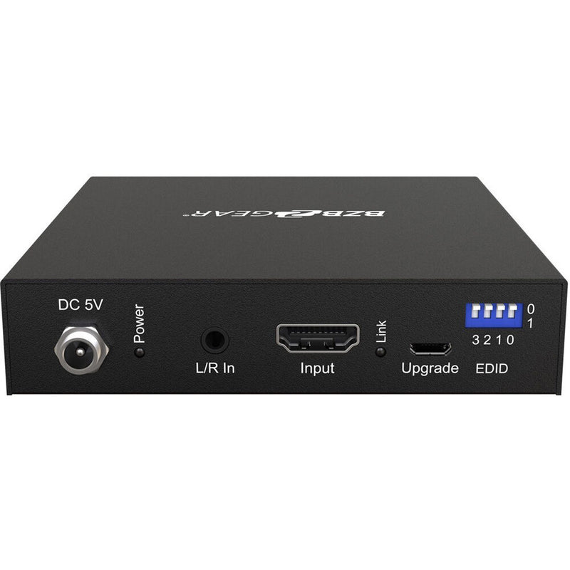 BZBGEAR 1x2 UHD 4K Splitter/Scaler with Analog Audio Embedder & Digital Audio De-Embedder