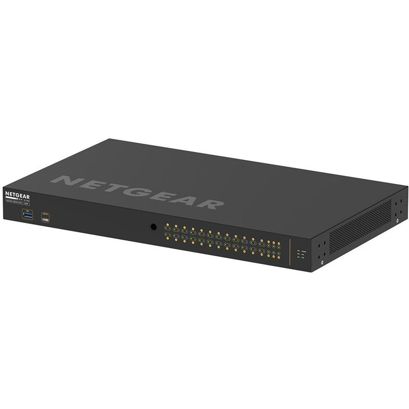 BZBGEAR Netgear AV Line 24x1G PoE+ 300W 2x1G and 4x SFP Managed Switch (Preconfigured)