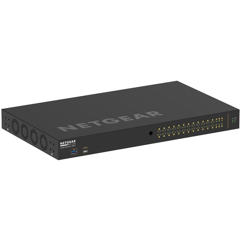 BZBGEAR Netgear AV Line 24x1G PoE+ 300W 2x1G and 4x SFP Managed Switch (Preconfigured)
